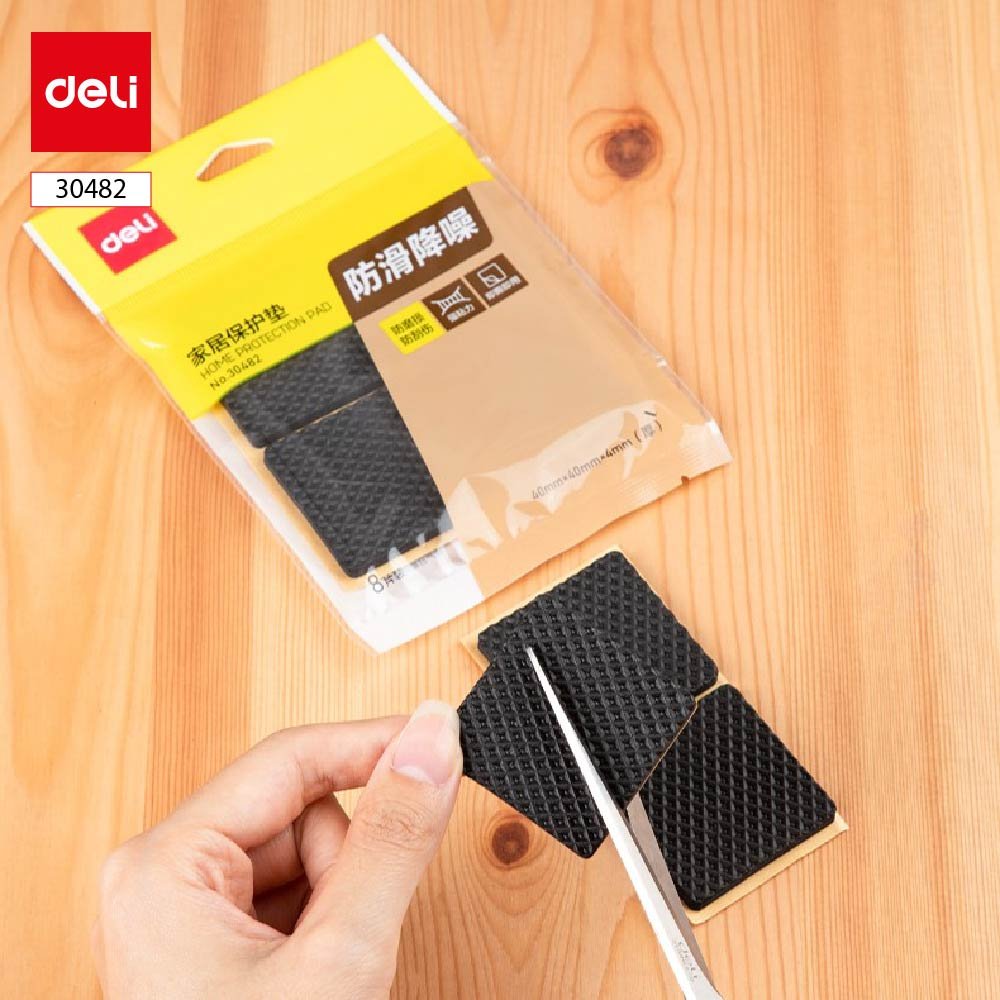 ديلي لواصق حماية أثاث - قياس 4*4 سم - سماكة 4 مم - أسود - E30482